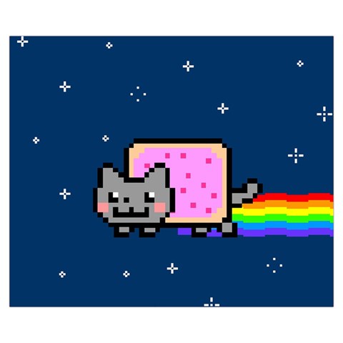 Nyan Cat Medium Tote Bag from ArtsNow.com Front