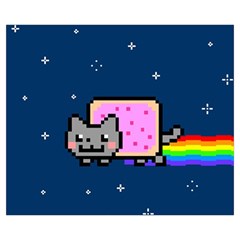 Nyan Cat Medium Tote Bag from ArtsNow.com Back
