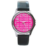 1 800 1 800 1800 Hotline Bling Round Metal Watch