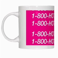 1 800 1 800 1800 Hotline Bling White Mug from ArtsNow.com Left
