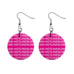 1 800 1 800 1800 Hotline Bling 1  Button Earrings