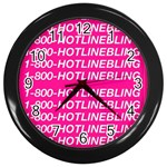 1 800 1 800 1800 Hotline Bling Wall Clock (Black)
