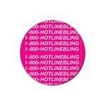 1 800 1 800 1800 Hotline Bling Rubber Coaster (Round)