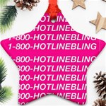 1 800 1 800 1800 Hotline Bling Star Ornament (Two Sides)