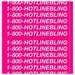 1 800 1 800 1800 Hotline Bling Canvas 12  x 12 