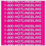1 800 1 800 1800 Hotline Bling Canvas 16  x 16 