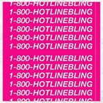 1 800 1 800 1800 Hotline Bling Canvas 20  x 20 