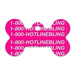 1 800 1 800 1800 Hotline Bling Dog Tag Bone (Two Sides)