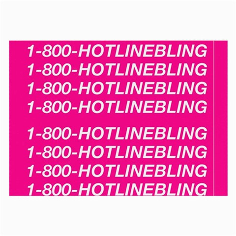 1 800 1 800 1800 Hotline Bling Large Glasses Cloth from ArtsNow.com Front
