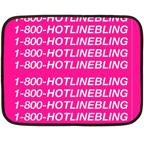 1 800 1 800 1800 Hotline Bling Double Sided Fleece Blanket (Mini) from ArtsNow.com 35 x27  Blanket Front