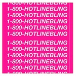 1 800 1 800 1800 Hotline Bling Large Satin Scarf (Square)