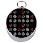 Digital Art Dark Pattern Abstract Orange Black White Twenty One Pilots Silver Compass