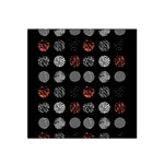 Digital Art Dark Pattern Abstract Orange Black White Twenty One Pilots Satin Bandana Scarf