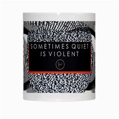 Sometimes Quiet Is Violent Twenty One Pilots The Meaning Of Blurryface Album White Mug from ArtsNow.com Center