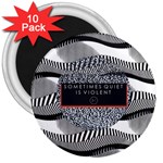 Sometimes Quiet Is Violent Twenty One Pilots The Meaning Of Blurryface Album 3  Magnet (10 pack)