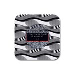 Sometimes Quiet Is Violent Twenty One Pilots The Meaning Of Blurryface Album Rubber Square Coaster (4 pack)