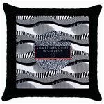 Sometimes Quiet Is Violent Twenty One Pilots The Meaning Of Blurryface Album Throw Pillow Case (Black)