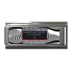 Sometimes Quiet Is Violent Twenty One Pilots The Meaning Of Blurryface Album Superlink Italian Charm (9mm)
