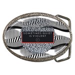 Sometimes Quiet Is Violent Twenty One Pilots The Meaning Of Blurryface Album Belt Buckle