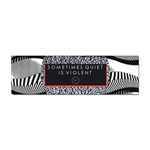 Sometimes Quiet Is Violent Twenty One Pilots The Meaning Of Blurryface Album Sticker (Bumper)