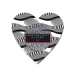 Sometimes Quiet Is Violent Twenty One Pilots The Meaning Of Blurryface Album Magnet (Heart)