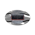Sometimes Quiet Is Violent Twenty One Pilots The Meaning Of Blurryface Album Sticker Oval (10 pack)