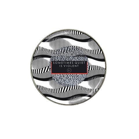Sometimes Quiet Is Violent Twenty One Pilots The Meaning Of Blurryface Album Hat Clip Ball Marker (4 pack) from ArtsNow.com Front