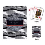 Sometimes Quiet Is Violent Twenty One Pilots The Meaning Of Blurryface Album Playing Cards Single Design
