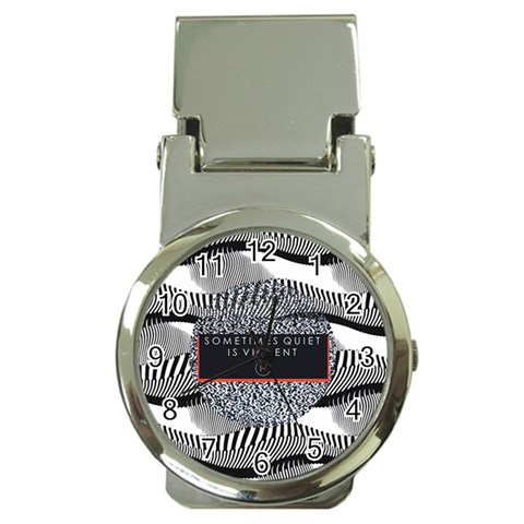 Sometimes Quiet Is Violent Twenty One Pilots The Meaning Of Blurryface Album Money Clip Watch from ArtsNow.com Front