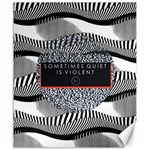 Sometimes Quiet Is Violent Twenty One Pilots The Meaning Of Blurryface Album Canvas 20  x 24 