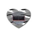 Sometimes Quiet Is Violent Twenty One Pilots The Meaning Of Blurryface Album Rubber Coaster (Heart)