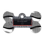 Sometimes Quiet Is Violent Twenty One Pilots The Meaning Of Blurryface Album Dog Tag Bone (One Side)