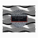 Sometimes Quiet Is Violent Twenty One Pilots The Meaning Of Blurryface Album Small Glasses Cloth (2 Sides)