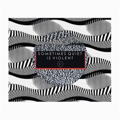 Sometimes Quiet Is Violent Twenty One Pilots The Meaning Of Blurryface Album Small Glasses Cloth (2 Sides) from ArtsNow.com Back