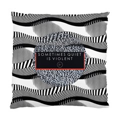 Sometimes Quiet Is Violent Twenty One Pilots The Meaning Of Blurryface Album Standard Cushion Case (Two Sides) from ArtsNow.com Back