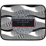 Sometimes Quiet Is Violent Twenty One Pilots The Meaning Of Blurryface Album Double Sided Fleece Blanket (Mini)