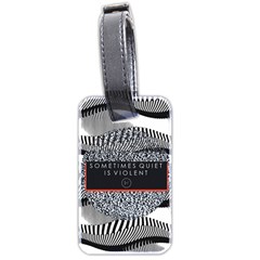 Sometimes Quiet Is Violent Twenty One Pilots The Meaning Of Blurryface Album Luggage Tag (two sides) from ArtsNow.com Back