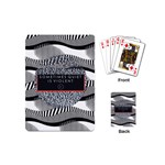 Sometimes Quiet Is Violent Twenty One Pilots The Meaning Of Blurryface Album Playing Cards (Mini)