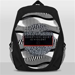 Sometimes Quiet Is Violent Twenty One Pilots The Meaning Of Blurryface Album Backpack Bag