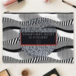 Sometimes Quiet Is Violent Twenty One Pilots The Meaning Of Blurryface Album Cosmetic Bag (XXXL)