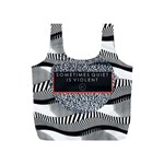 Sometimes Quiet Is Violent Twenty One Pilots The Meaning Of Blurryface Album Full Print Recycle Bag (S)
