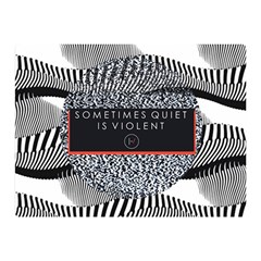 Sometimes Quiet Is Violent Twenty One Pilots The Meaning Of Blurryface Album Double Sided Flano Blanket (Mini) from ArtsNow.com 35 x27  Blanket Front