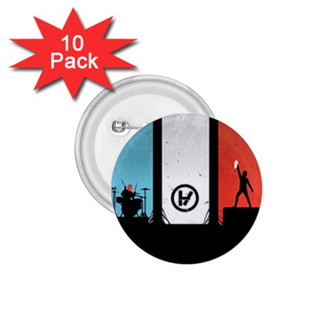 Twenty One 21 Pilots 1.75  Button (10 pack)  from ArtsNow.com Front