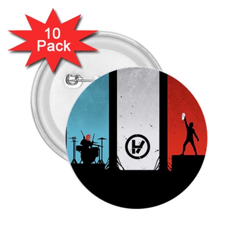 Twenty One 21 Pilots 2.25  Button (10 pack) from ArtsNow.com Front