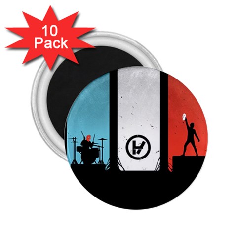 Twenty One 21 Pilots 2.25  Magnet (10 pack) from ArtsNow.com Front