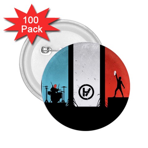 Twenty One 21 Pilots 2.25  Button (100 pack) from ArtsNow.com Front