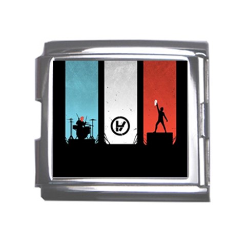 Twenty One 21 Pilots Mega Link Italian Charm (18mm) from ArtsNow.com Front