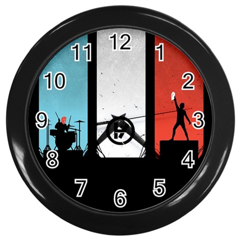 Twenty One 21 Pilots Wall Clock (Black) from ArtsNow.com Front