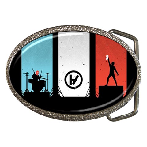 Twenty One 21 Pilots Belt Buckle from ArtsNow.com Front