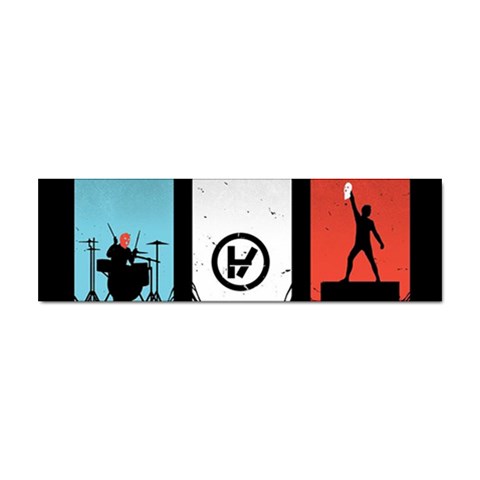 Twenty One 21 Pilots Sticker (Bumper) from ArtsNow.com Front
